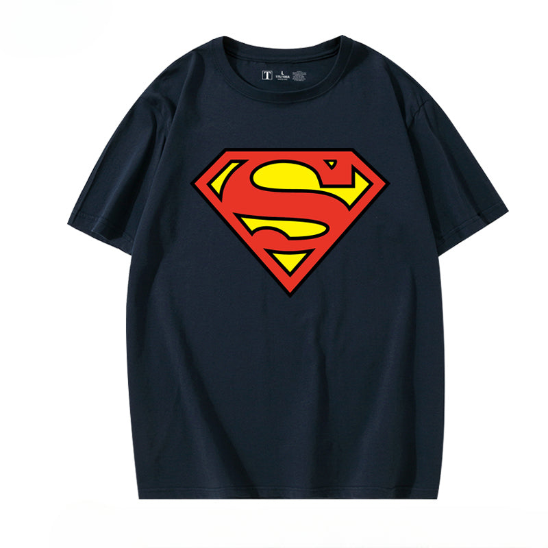 Men's Superman Cos Short-sleeved T-shirt