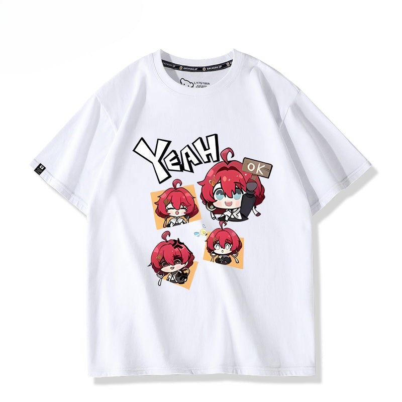 Casual Game Graphic Short-sleeved T-shirt