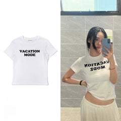 Karina Same VACATION MODE T-shirt