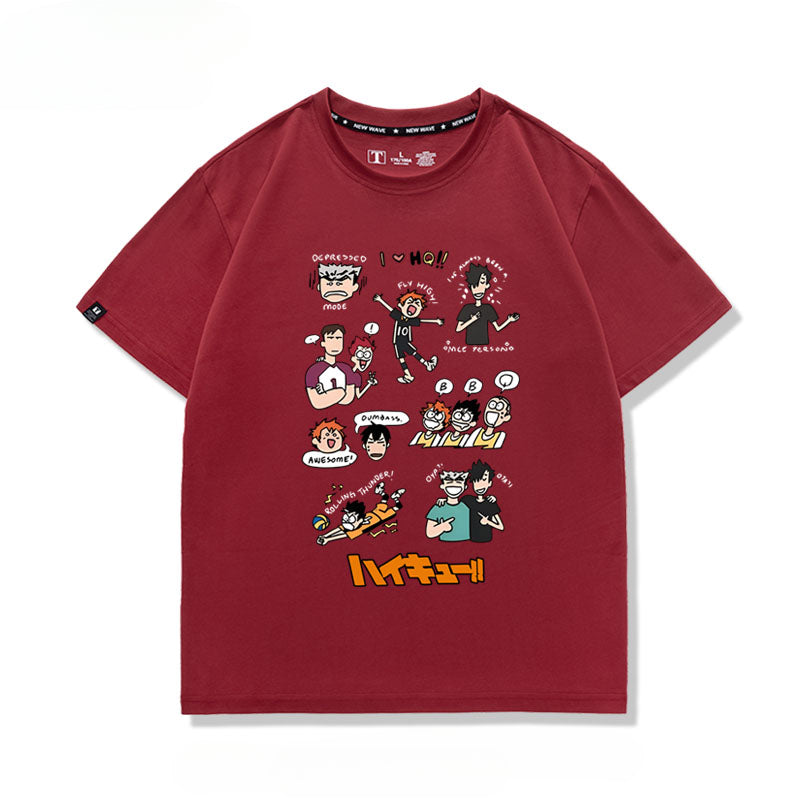 Hinata Anime Loose Short Sleeve T-Shirt