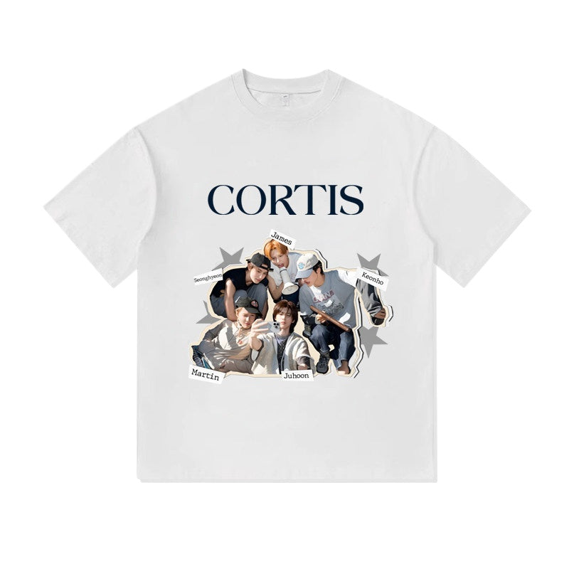 MARTIN JAMES JUHOON Group Print T-shirt