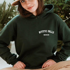 Mystic Falls Virginia Printed TVD Hoodie