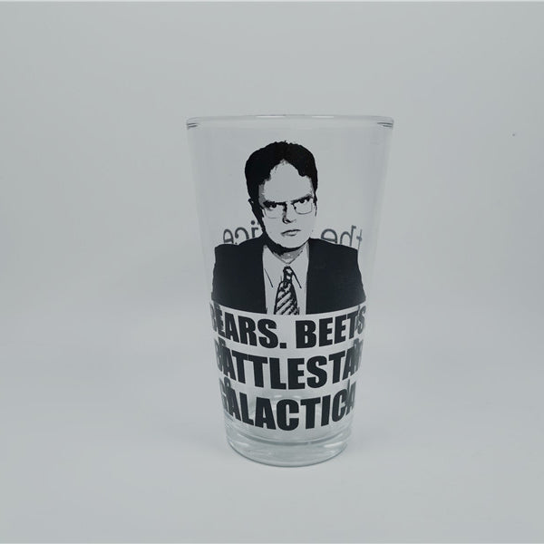 The Office Glass Water Cup
