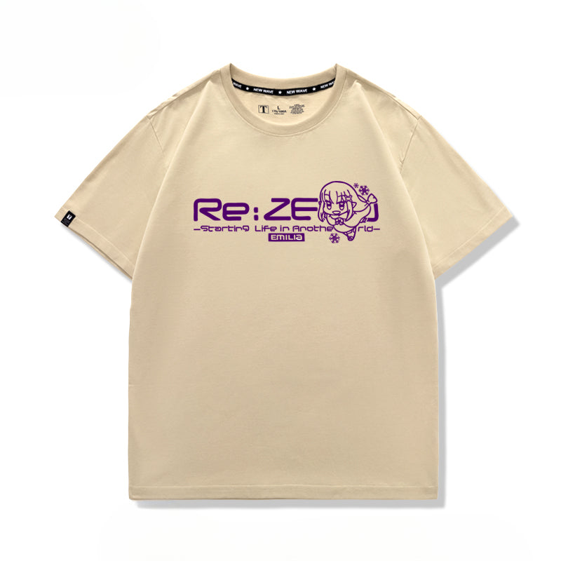 Unisex Anime Graphic Short Sleeve T-Shirt