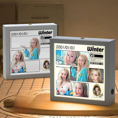 Winter Photo Frame Night Light Ornament