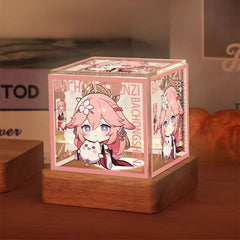 Furina Zhongli Yae Miko Night Light Ornament Gifts
