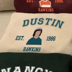Eleven Steve Dustin Eddie Charachter Sweatshirt