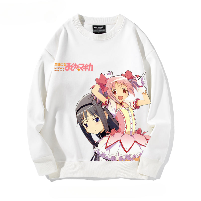 Casual Cute Girls Crew Neck Sweatshirt