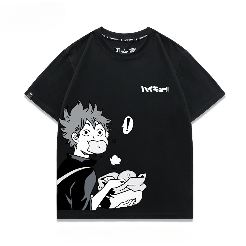 Unisex Hinata Volleyball Cotton T-Shirt