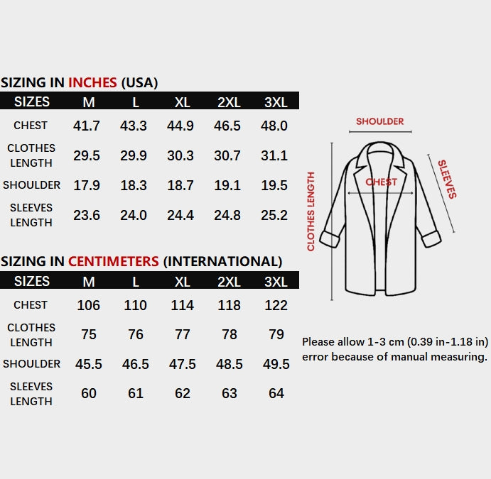 Unisex Casual Comic 3d Print Mid Length Trench Coat