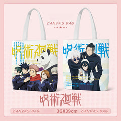 Cute Anime Canvas Shoulder Tote Bag