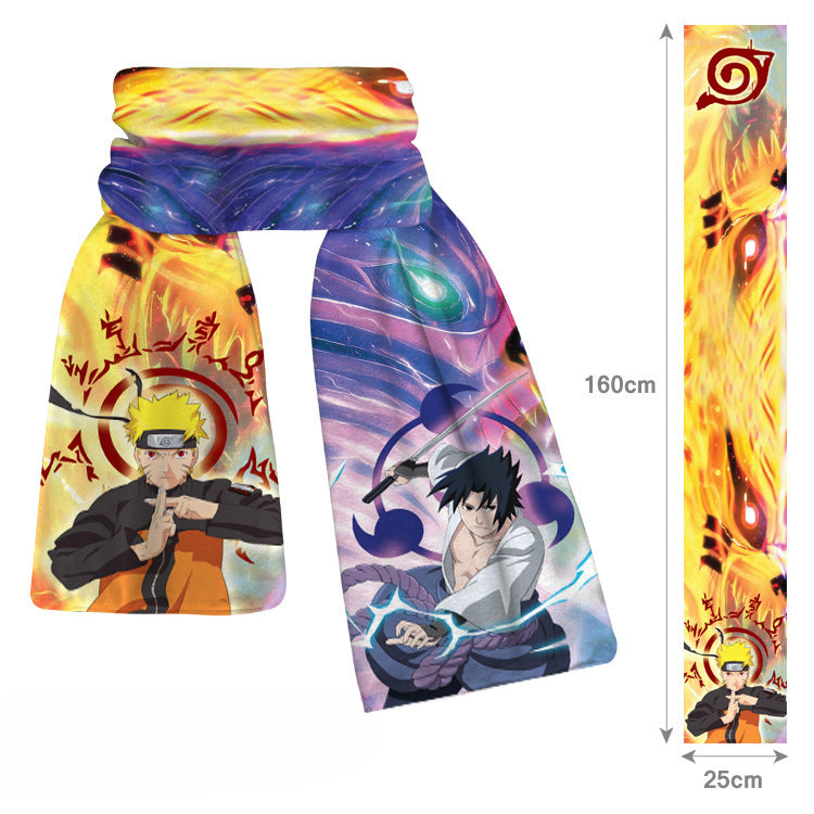 Trendy Anime Soft Plush Scarf