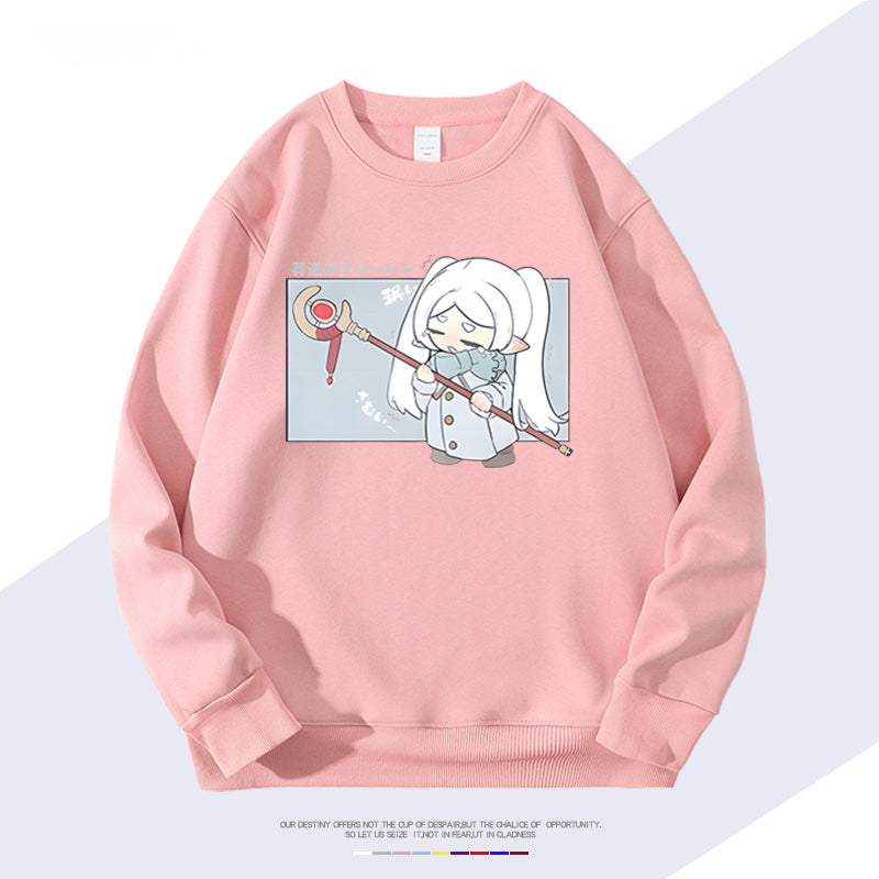Unisex Anime Crew Neck Sweatshirt