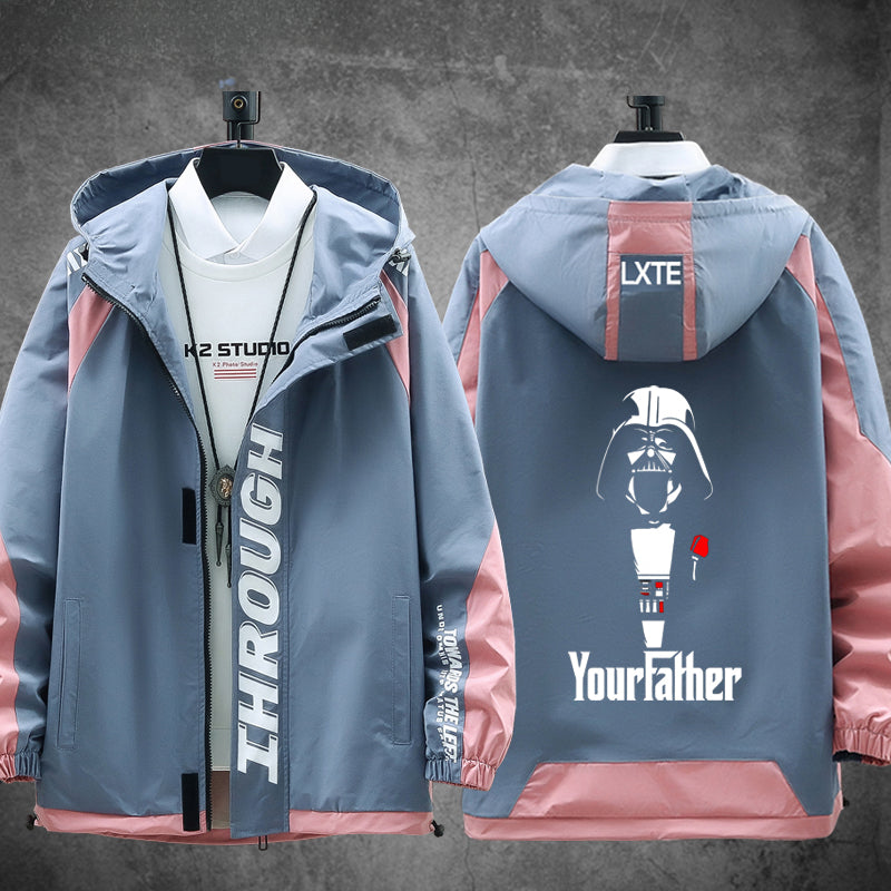 Men's Darth Vader Thin Hooded Jacket