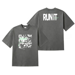 SKZ RUN IT TOUR Printed T-shirt