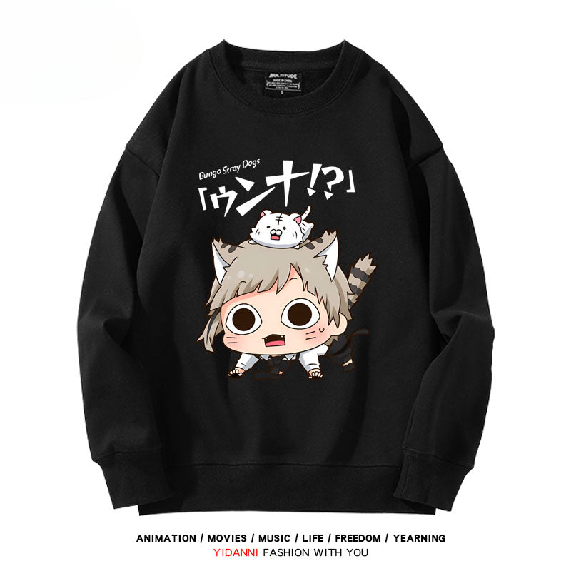 Cute Anime Printed Crew Neck Sweatshirt
