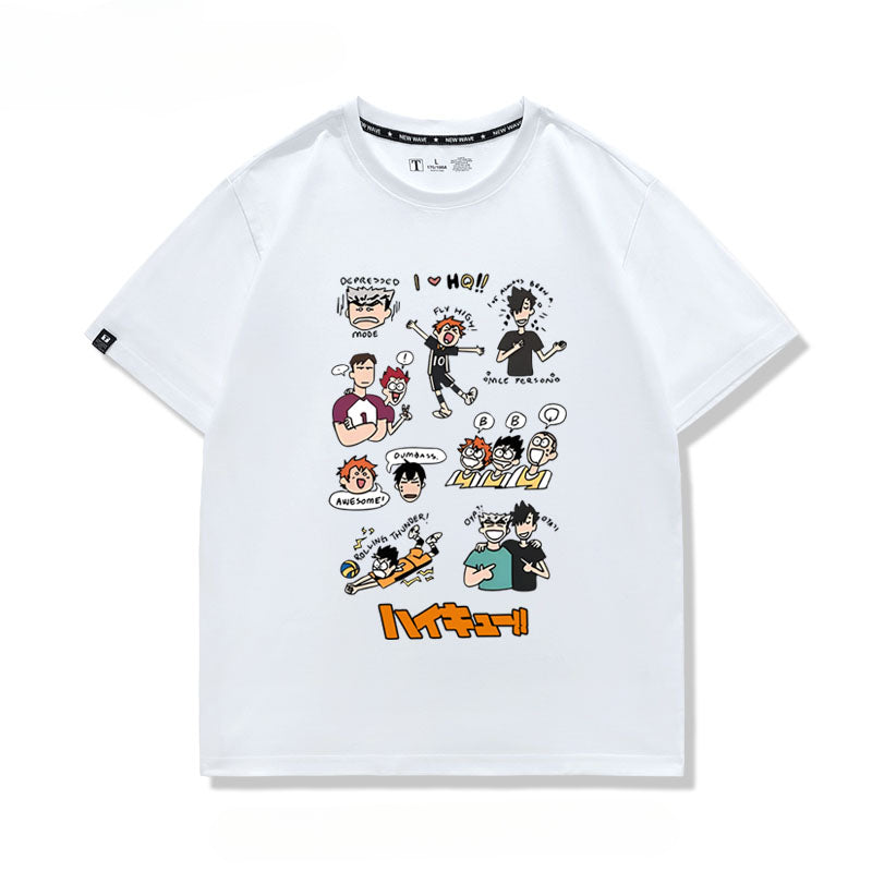 Hinata Anime Loose Short Sleeve T-Shirt