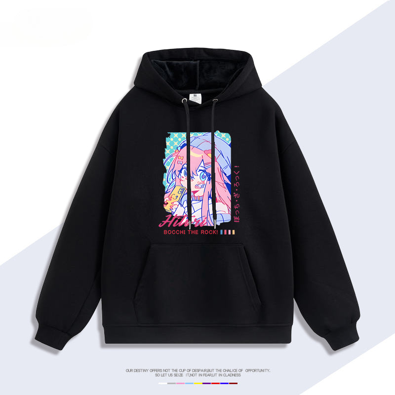 Unisex Anime Graphic Printed Hoodie