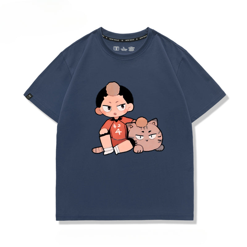 Women's Cute Anime Short-sleeved T-shirt