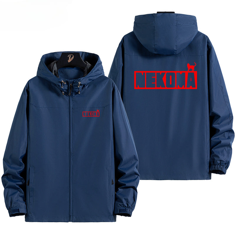 Chic Nekoma Anime Zipper Thin Jacket