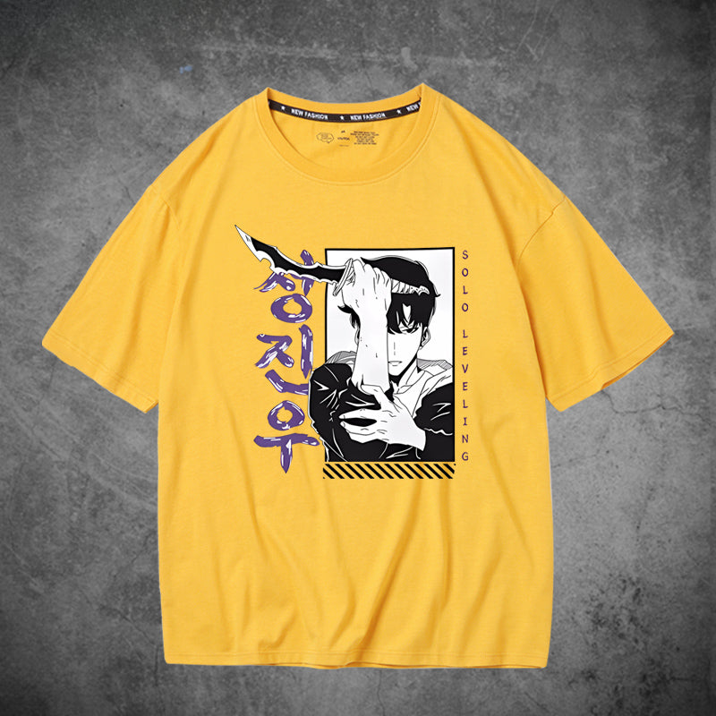 Unisex Anime Cos Cotton Short-sleeved T-shirt