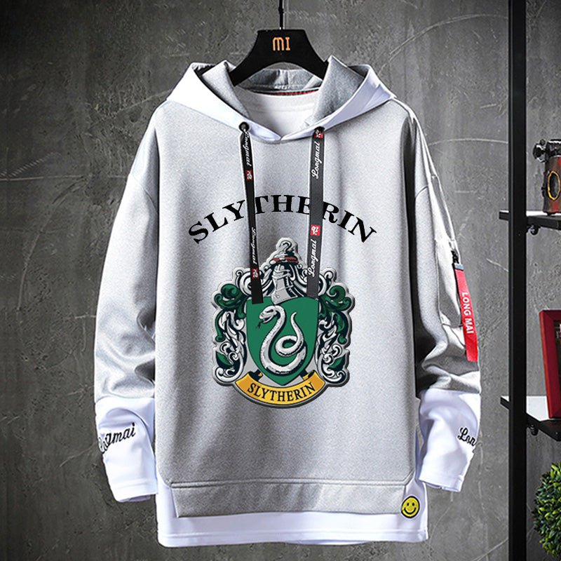 Unisex Slytherin Hogwarts Pullover Hoodie