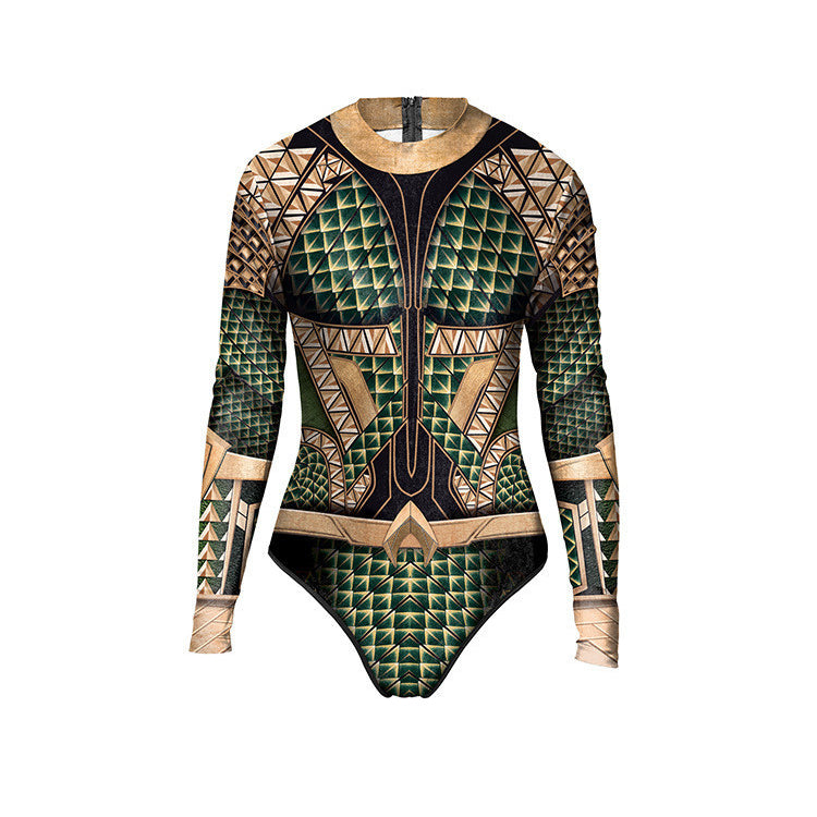 Deadpool Wolverine Cos Swimsuit Tights
