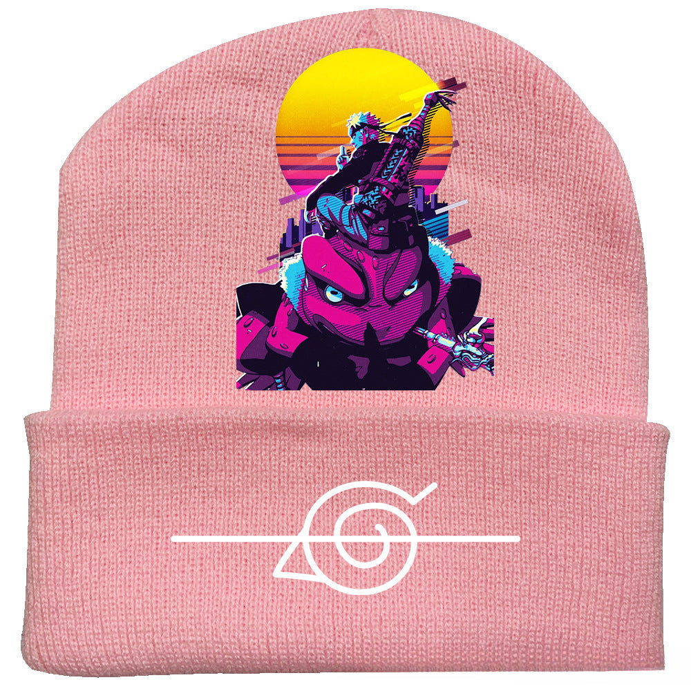 Casual Anime Printed Beanie