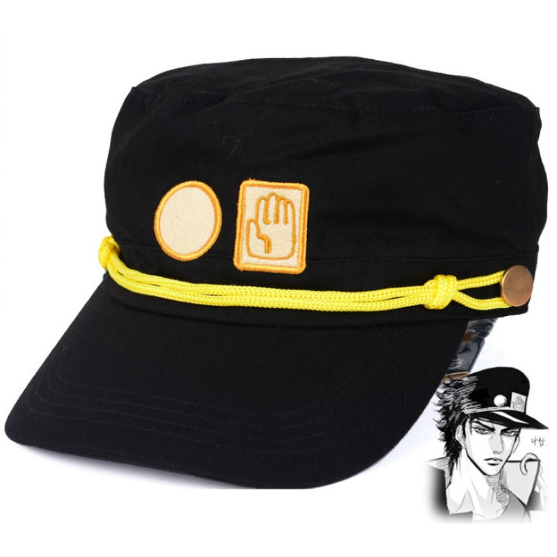 JOJO Embroidered Flat Top Hat