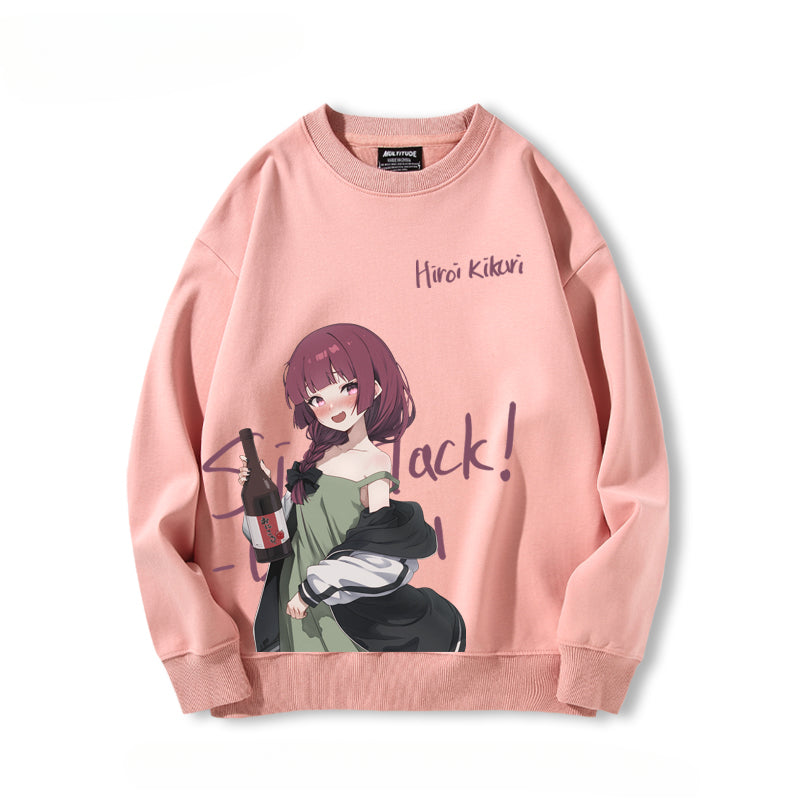 Women's Anime Crew Neck Sweatshirt