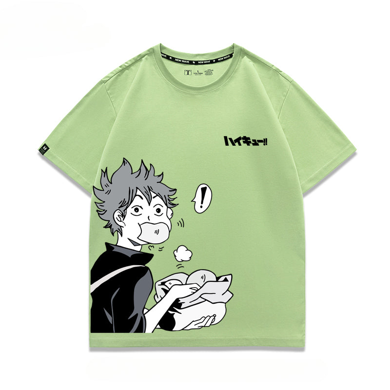 Unisex Hinata Volleyball Cotton T-Shirt