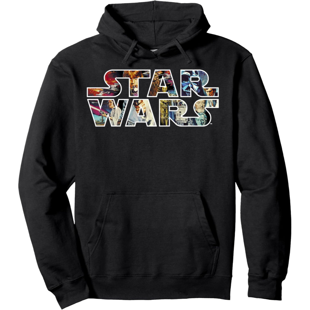 Classic Movie Poster Logo Graphic Pullover Hoodie