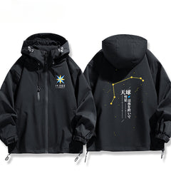 Trendy Game Printed Zipper Outdoor Jacket