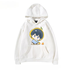 Women's Anime Pattern Print Casual Hoodie