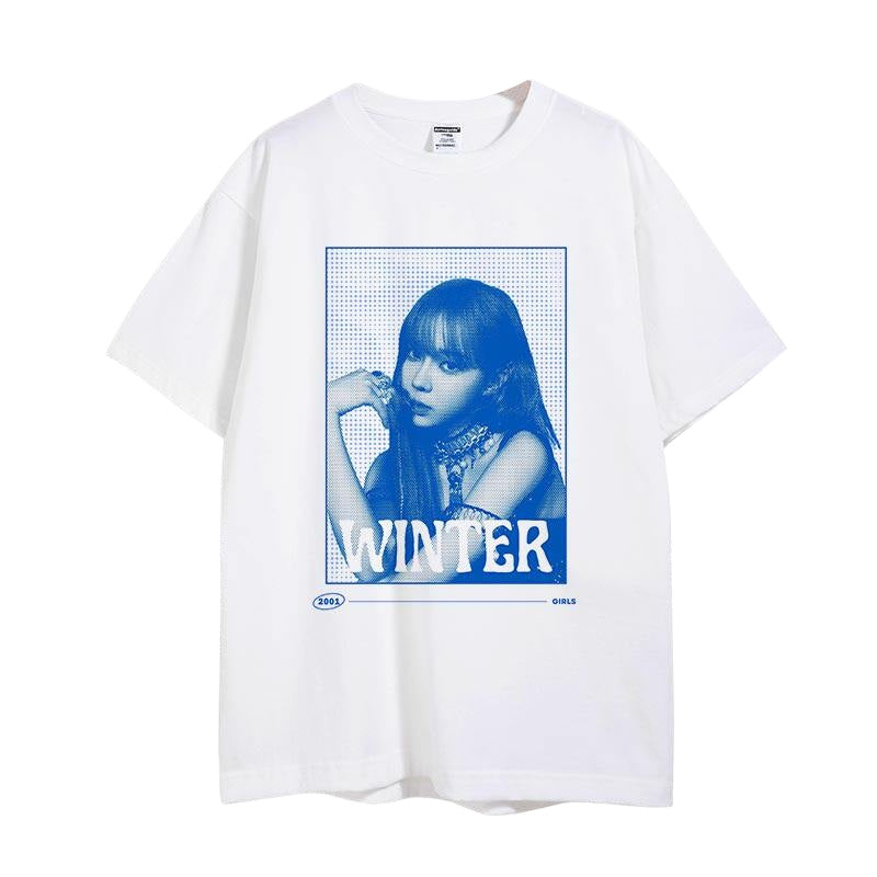 Winter Poster Print Short-sleeved T-shirt