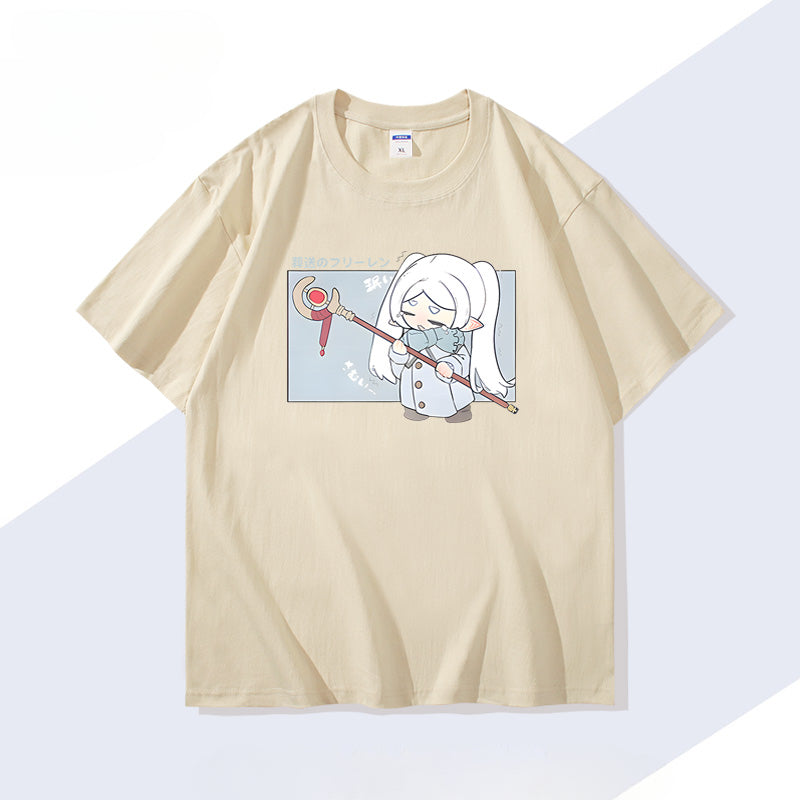 Women's Anime Print Short-sleeved T-shirt