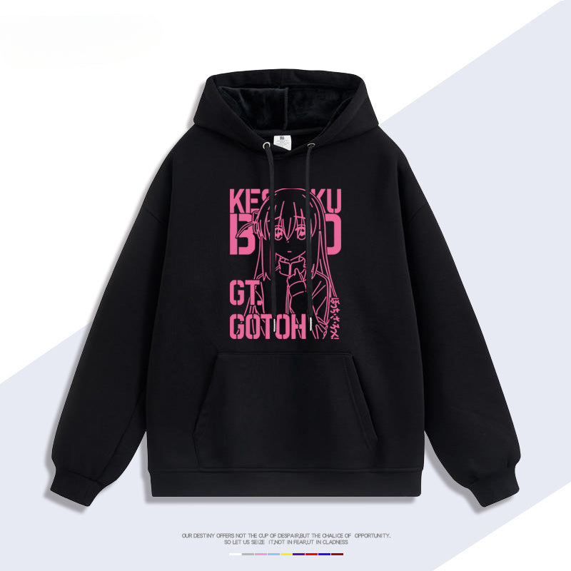 Casual Anime Yamada Print Hoodie