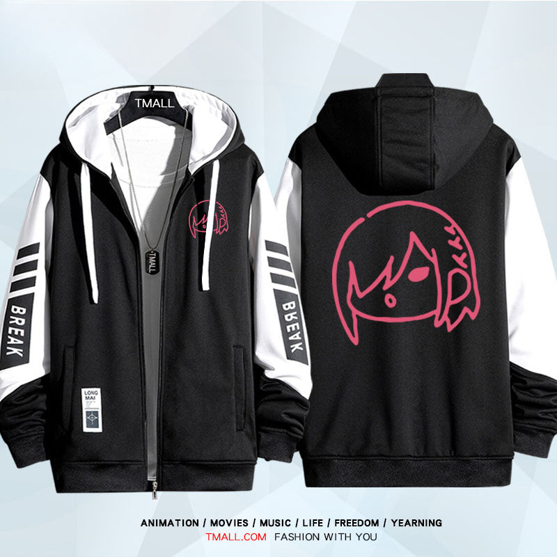 Unisex Anime Nagi Hooded Loose Jacket