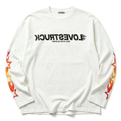 Jungkook Same Style White Long-sleeved T-shirt