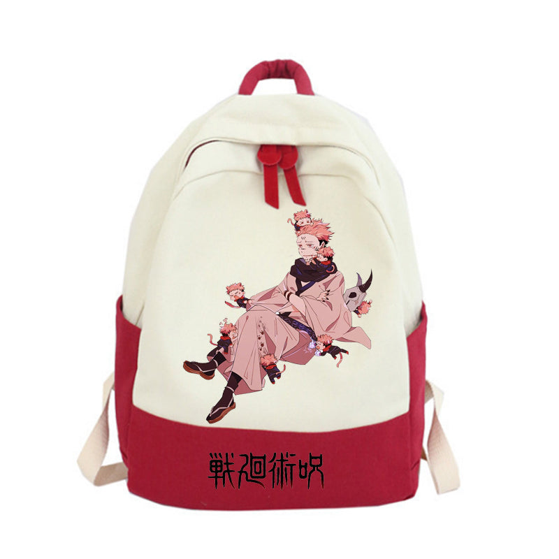 Trendy Anime Printed Casual Backpack