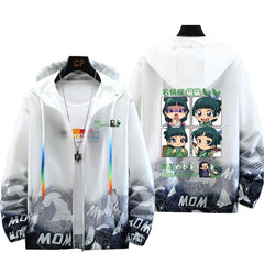 Casual Anime Pattern Thin Sunscreen Jacket