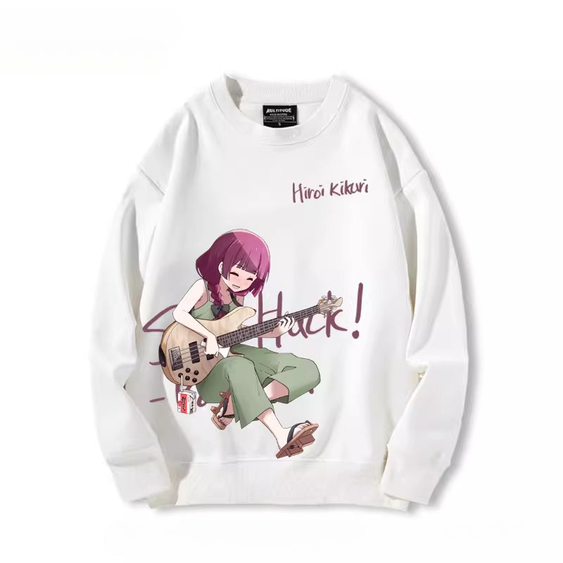 Women's Anime Crew Neck Sweatshirt