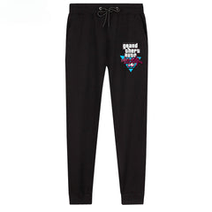 Men's Game Logo Print Casual Sweatpants