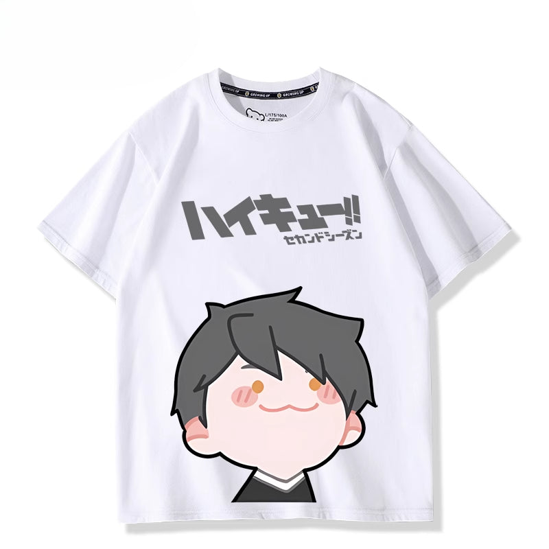 Cute Anime Graphic Short Sleeve T-Shirt
