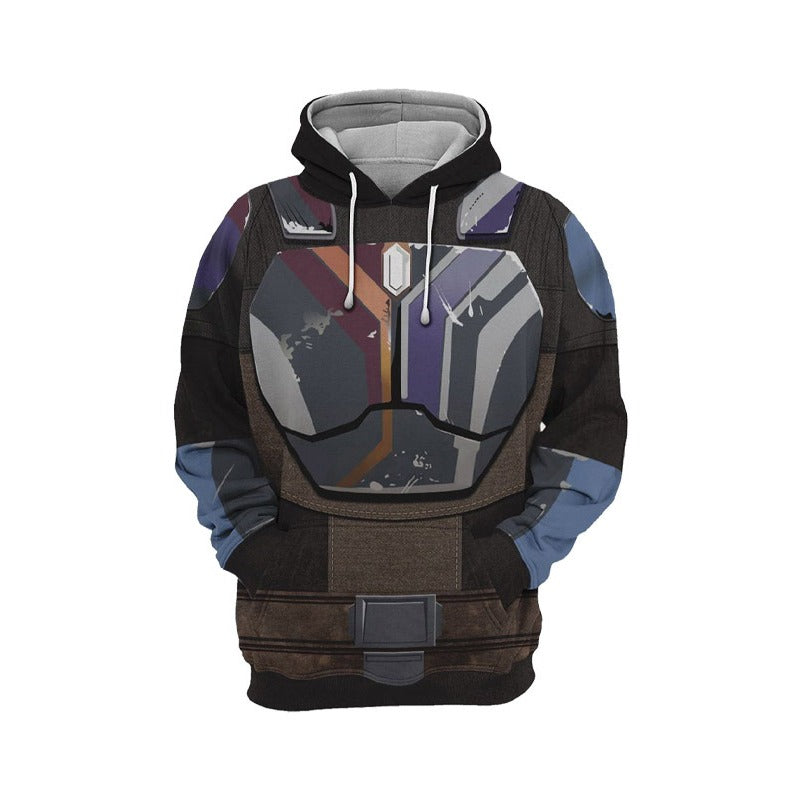Unisex Comic 3d Print Cosplay Zipper Hoodie