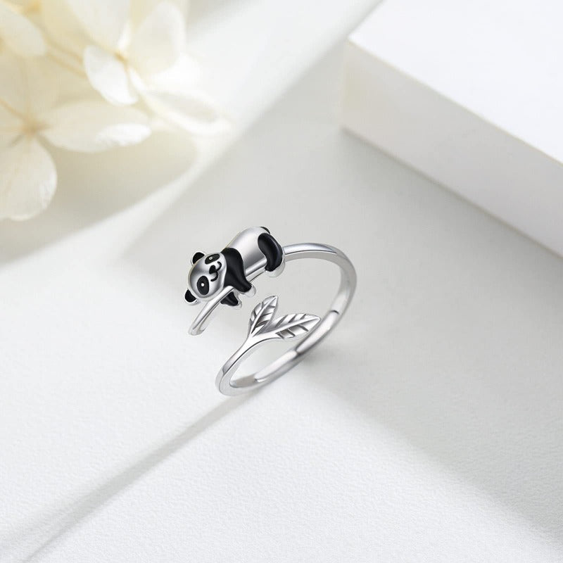 Cute Koala Panda Open Ring