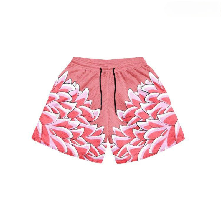 Men's Anime Digital Printed Beach Shorts