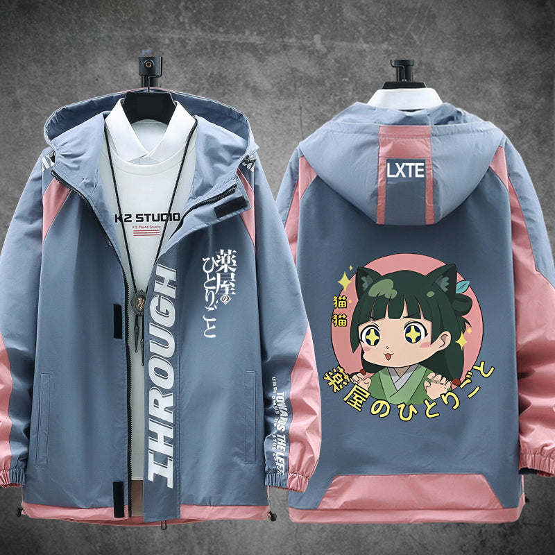 Cool Anime Print Cos Zipper Hooded Jacket