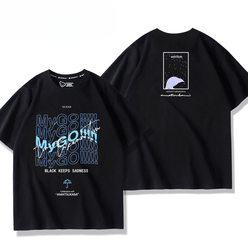Men's and Women's Anime Pattern T-shirt