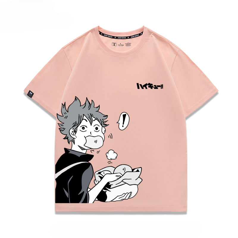Unisex Hinata Volleyball Cotton T-Shirt